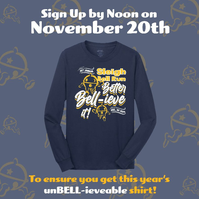 Help us reveal this years shirt design. Like and follow us on Facebook. A photo of a long sleeve t-shirt with three question marks on it. Help us reach 1000 page likes and 1000 followers on Facebook.